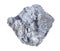 raw Stibnite (Antimonite) ore isolated on white