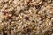 Raw Texture oatmeal granola or muesli as background. Food concept. Healthy and wholesome food