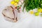 Raw Thanksgiving or Christmas turkey with herbs, lemon and apples