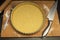 Raw, uncooked tart pie preparation, dough. Cooking apple, fruit pie. Cookign process. Kitchen table