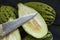 Raw and unripe tiny melon food to lose weight, run melon intestines, low calorie calves,