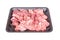 Raw veal meat