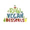 Raw vegan dessert