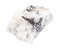 raw Wolframite ore isolated on white