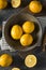 Raw Yellow Organic Meyer Lemons