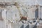 Ð¡rawler crane in marble quarry