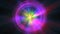 ray star circle halo abstract