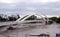 Raymond Barre Bridge in Lyon is a bridge for sustainable transports.