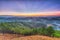 Rays early in Dalat highland pine forest