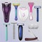 Razor vector realistic sharp blade sharp shaver and personal male shaving equipment illustration hygiene set of woman