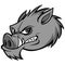 Razorback Mascot Illustration