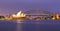 RBG Opera Bridge Panorama sunset