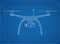 RC quadcopter drone Blueprint