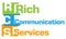 RCS - Rich Communication Services Abstract Colorful Blocks