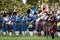 Re-enactment of battle for Pressburg at Bratislava, Slovakia on September 30, 2017