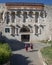 Re-enactors dressed as Roman Legionnaires, wait to pose with Tourists at the gates to the Diocletian Palace