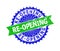 RE-OPENING Bicolor Rosette Rubber Stamp Seal