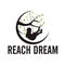 Reach dream vector illustration editable