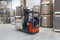 Reach Truck driving