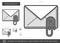 Read email line icon.