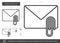 Read email line icon.