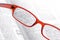 Reading glasses red