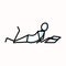 Reading Stick Figure Person lying down with Book or Journal. Hand Drawn Isolated Human Doodle Motif Element in Flat Color. For