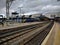 Reading Train Station Platform and train