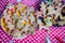 Ready Christmas gingerbread cookies on a plate