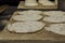 Ready for cook Traditional Ramadan Bread in bakehouse.