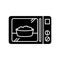 Ready meal black glyph icon