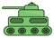 A ready tank,  or color illustration