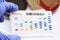 Reagent Strip for biochem and drug sensitivity test for identifield pathogen