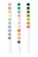 Reagent test strips for urinalysis for an automatic analyzer of