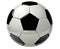 Real 3D illustration Soccer ball isolated in a white background. Foot ball Illustration.