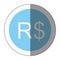 real brazil currency symbol icon