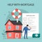 Real estate agency main functions infographics. Real estate agent