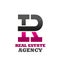 Real estate agency vector letter R icon