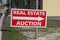 Real Estate Auction Sign