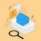 Real Estate Document Deal Isometric Illustration