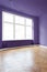 Real estate interior - room with purple walls