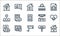 real estate line icons. linear set. quality vector line set such as home, cctv, discount, house, photo, location, cooking,