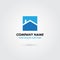 Real Estate Logo Concept. Property House. Developer Building Home.