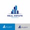 Real estate logo design template. Residence logo.