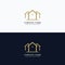 Real estate logo, house roof related to property logo, house rent.