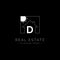 Real Estate Logo for Letter D - Home and House icon With Letter D for Property Business