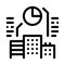 Real Estate Market Analysis Icon Thin Line Vector