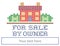 Real Estate For Sale by Owner Yard Sign, Cross Stitch Embroidery