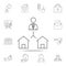 Real Estate - Select House Icon. Set of sale real estate element icons. Premium quality graphic design. Signs, outline symbols col