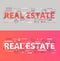 Real estate word cloud collage, business investment concept creative banner background with commercial investing in